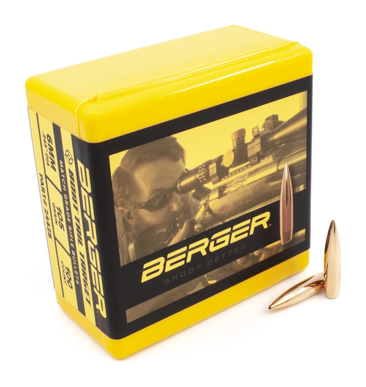 (image for) Berger 6mm 105gr BT Target 100ct