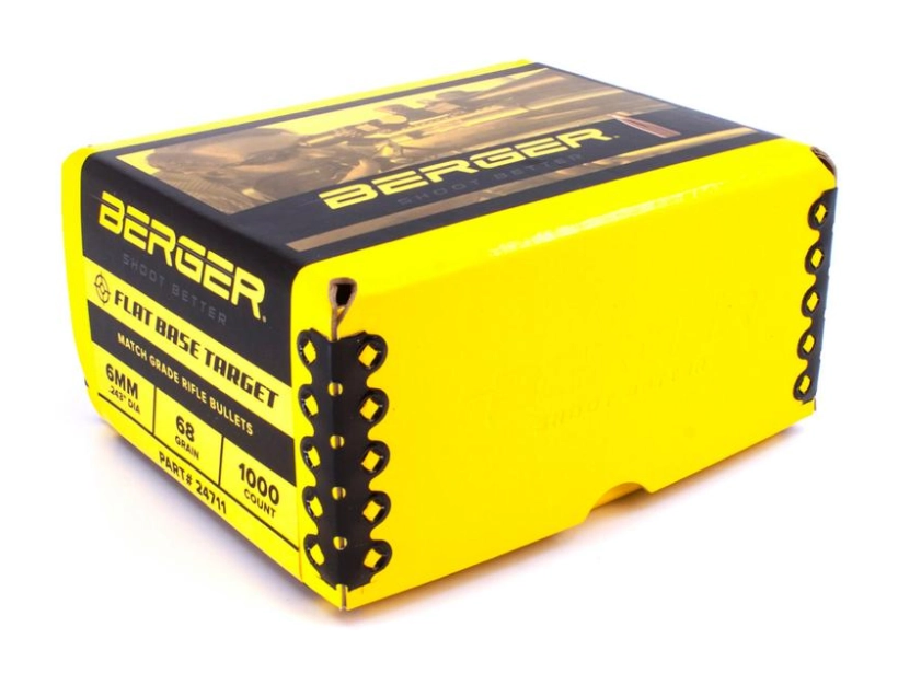 (image for) Berger 6mm 68gr FB Target 1000ct