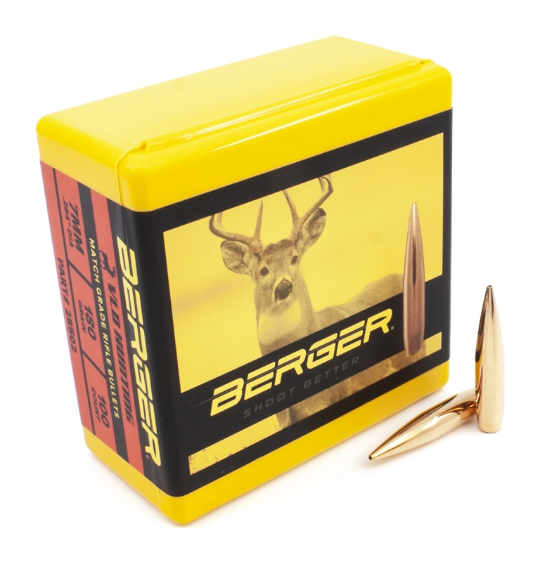 (image for) Berger 7mm (.284) 180gr VLD Hunting 100ct