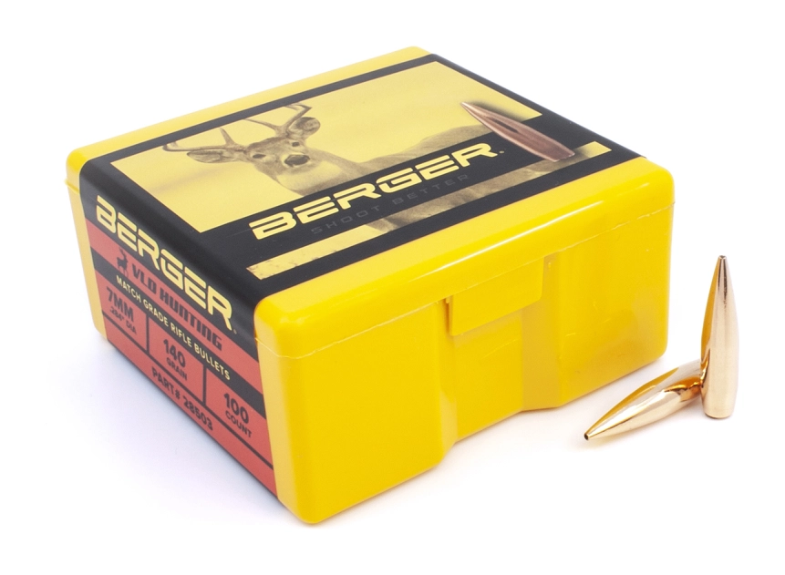 (image for) Berger 7mm (.284) 140gr VLD Hunting 100ct