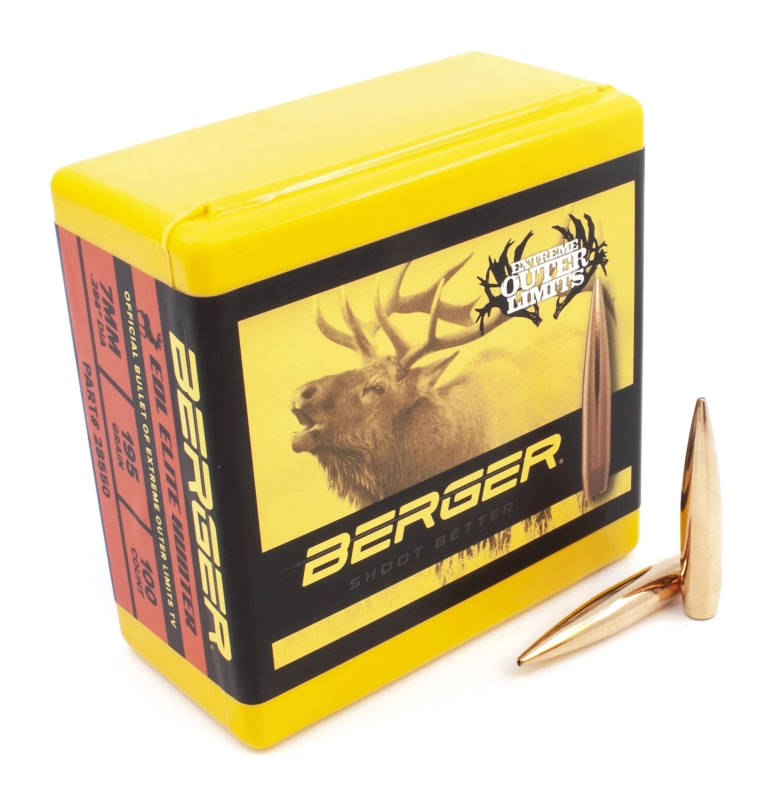 (image for) Berger 7mm (.284) 195gr EOL Elite Hunter 100ct
