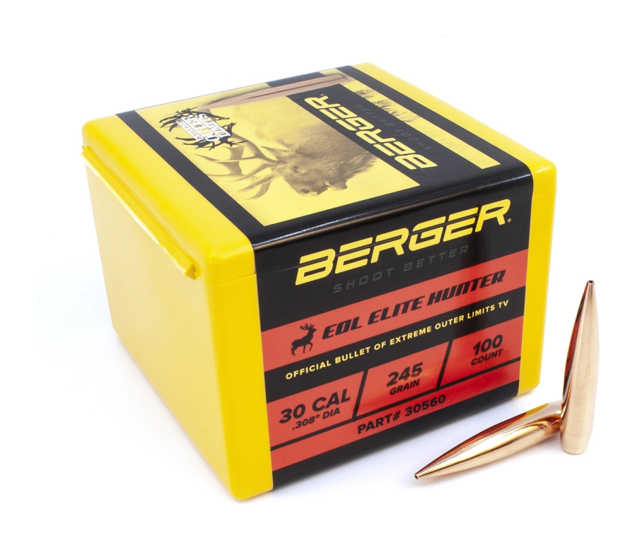(image for) Berger 30cal 245gr EOL Elite Hunter 100ct