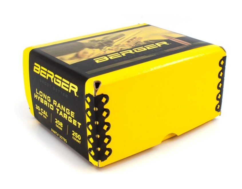 (image for) Berger 30cal 208gr Long Range Hybrid Target 250ct