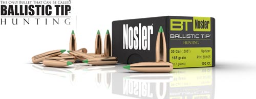 (image for) Nosler 22cal 55gr BallisticTip 100ct