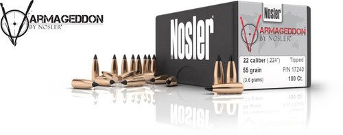 (image for) Nosler 22cal 62gr FBHP Varmageddon w/c 250ct