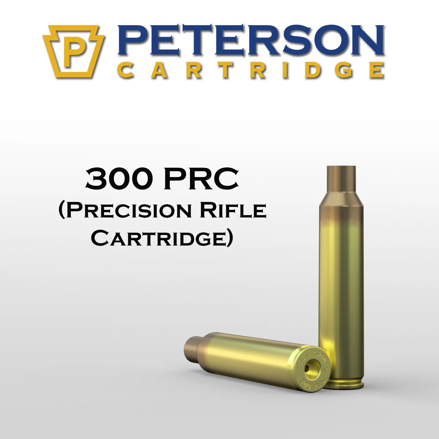 (image for) Peterson Cartridge 300 PRC Unprimed Brass 50ct
