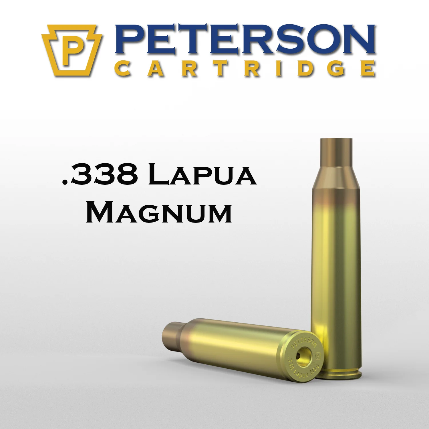 (image for) Peterson Cartridge 338 Lapua Mag Unprimed Brass 50ct