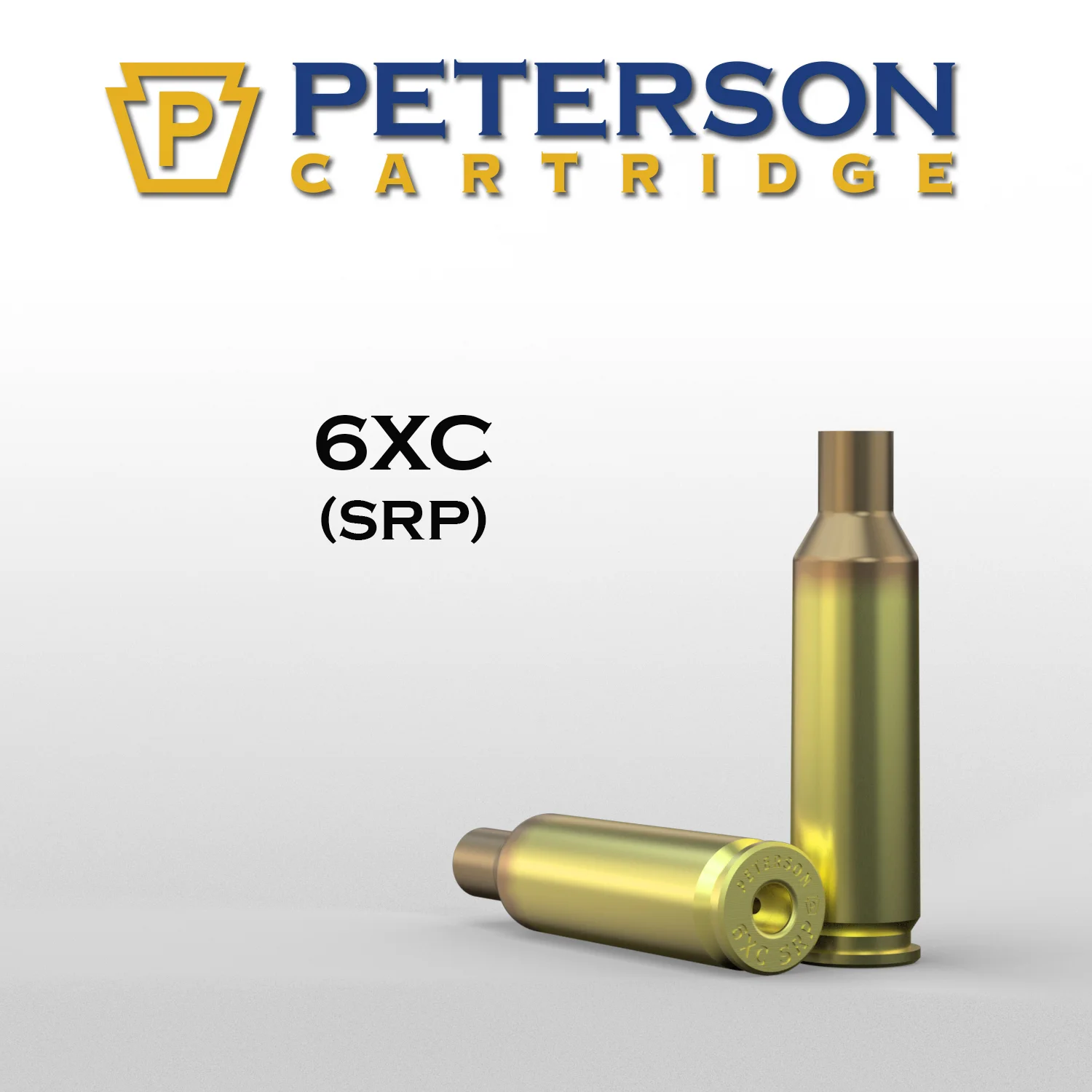 (image for) Peterson Cartridge 6XC Unprimed Brass 50ct